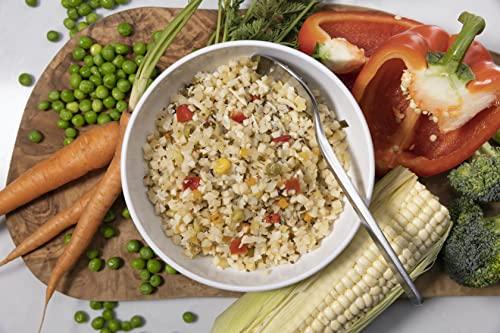 Kitchen & Love Kitchen & Love Hearts of Palm Veggie Rice Stir Fry, Low Carb, Low Calories, Plant Based, Non GMO, Gluten Free Rice Alternative, Vegan, Easy to Prepare Quick Meal 8 Oz (Pack of 3)