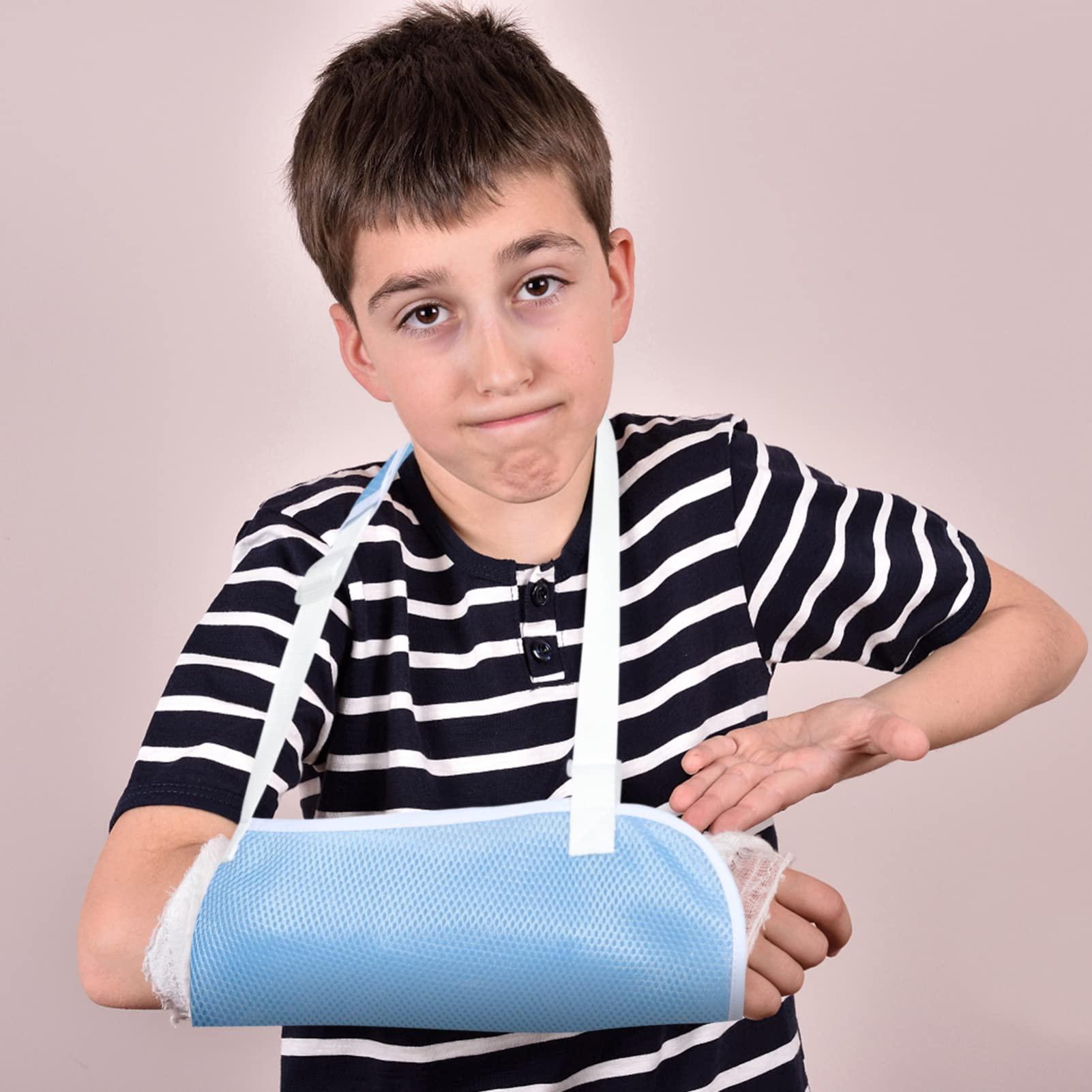 iplusmile iplusmile Children\'s Arm Sling Arm Support Sling Kids Arm Support Kids Elbow Sling Kids Arm Sling Kids Wrist Sling Shoulder Sling Broken Arm Sling Arm Brace Net Suspenders The Shoulder