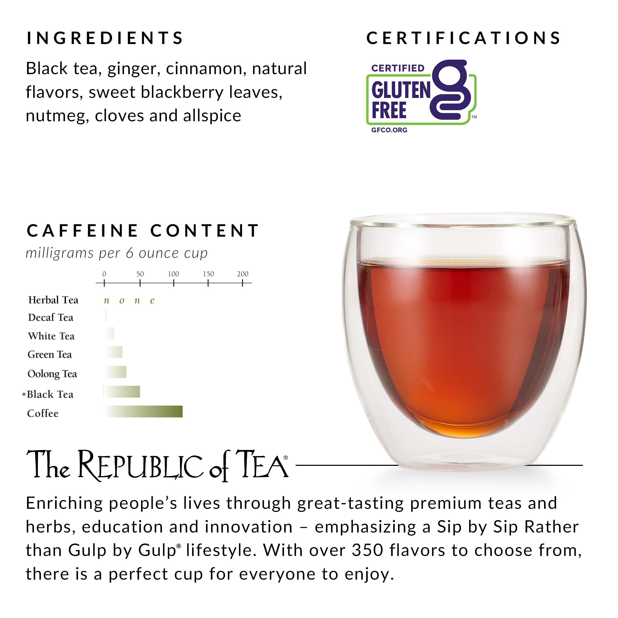 The Republic of Tea The Republic of Tea - Pumpkin Spice Black Tea, 50 Tea Bags