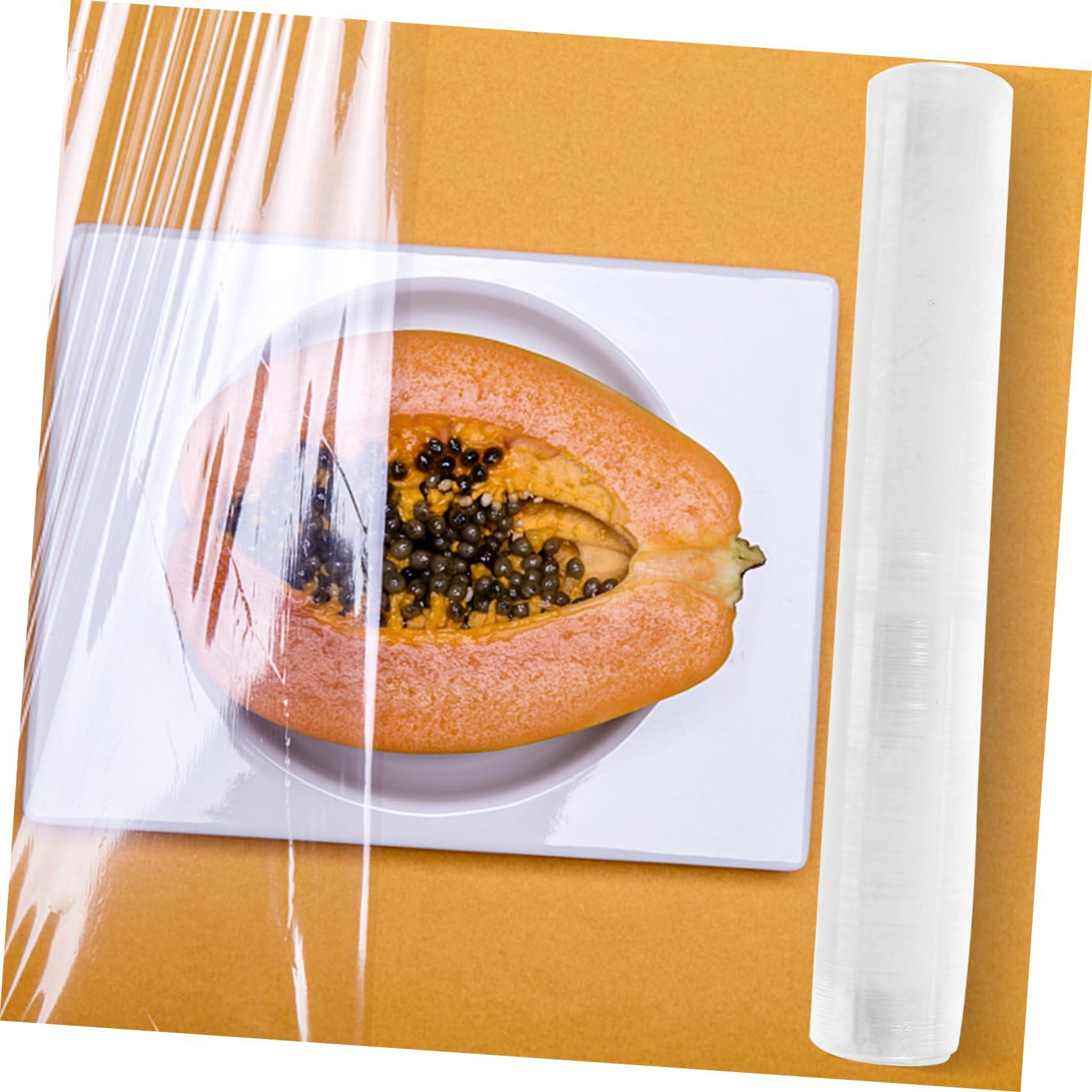 NOLITOY NOLITOY 1 Roll Film for Food Packing Paper Food Preservation Cling Food-grade Cling Film Kitchen Food Keeping Cling Fresh Keeping Cling Film Storage Bag Disposable Pvc