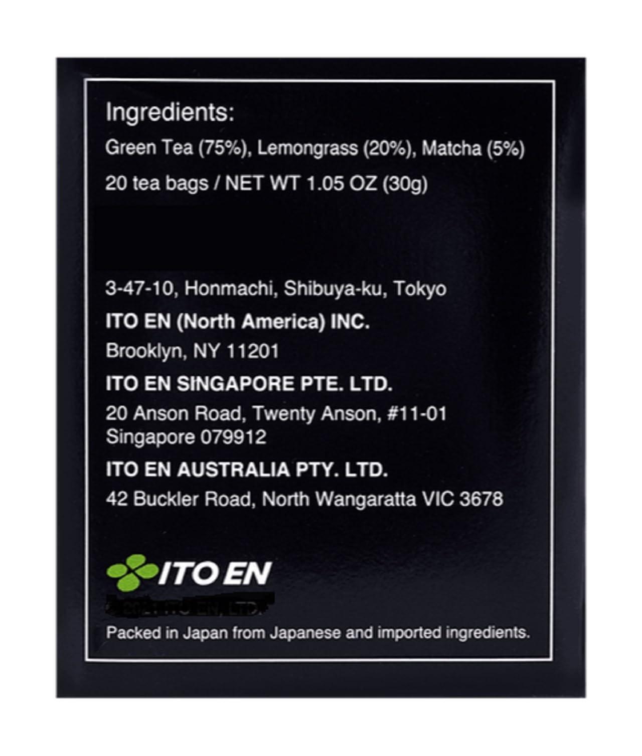 Generic Tea Products (1 PACK, LEMONGRASS MATCHA GREEN TEA)