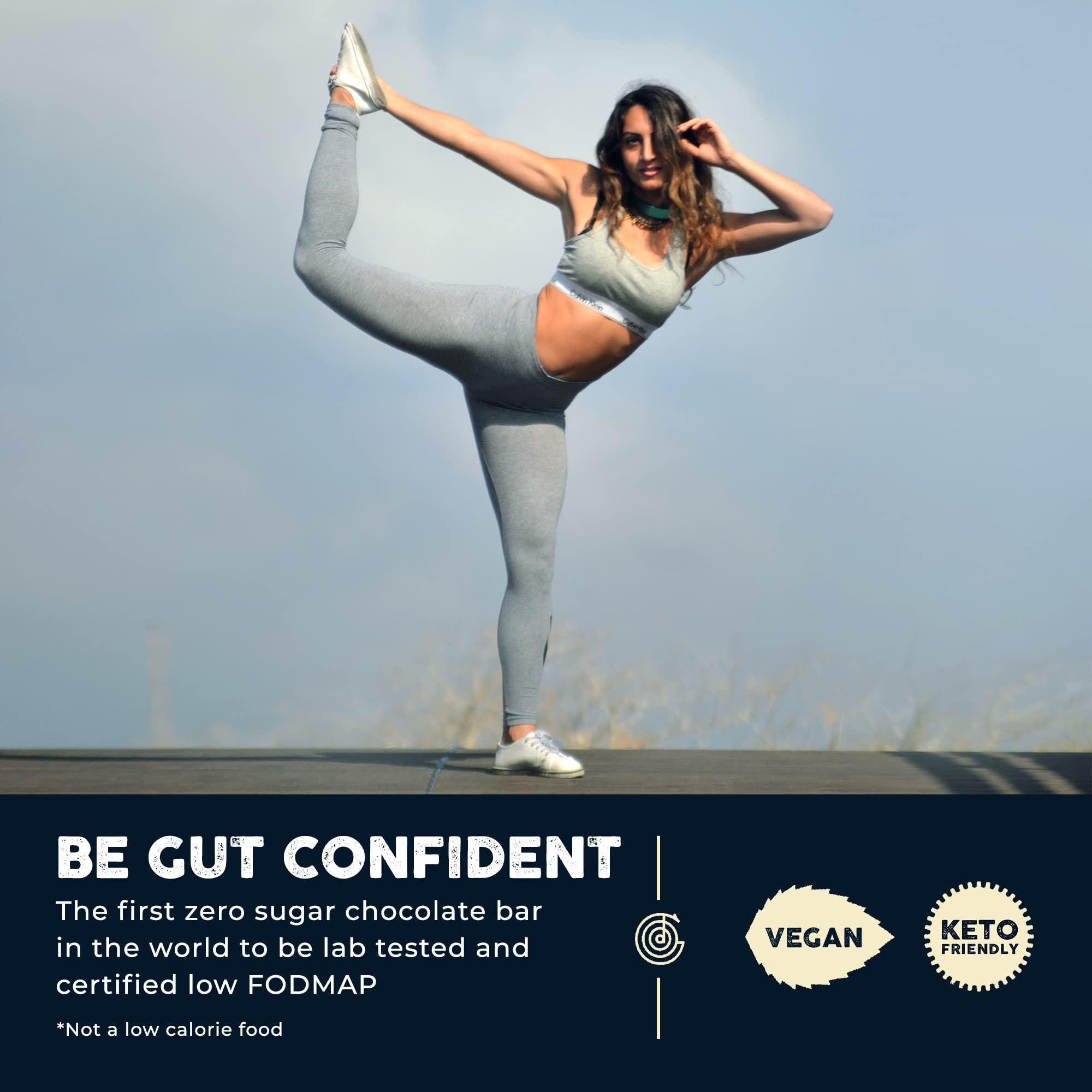 The Good Chocolate THE GOOD CHOCOLATE - Mini Signature Dark Chocolate Bars with Zero Sugar & Lower Net Carb - Keto Chocolate Bar Offers Lower Calorie Chocolate Candy - All Natural Non-GMO (Pack of 10)