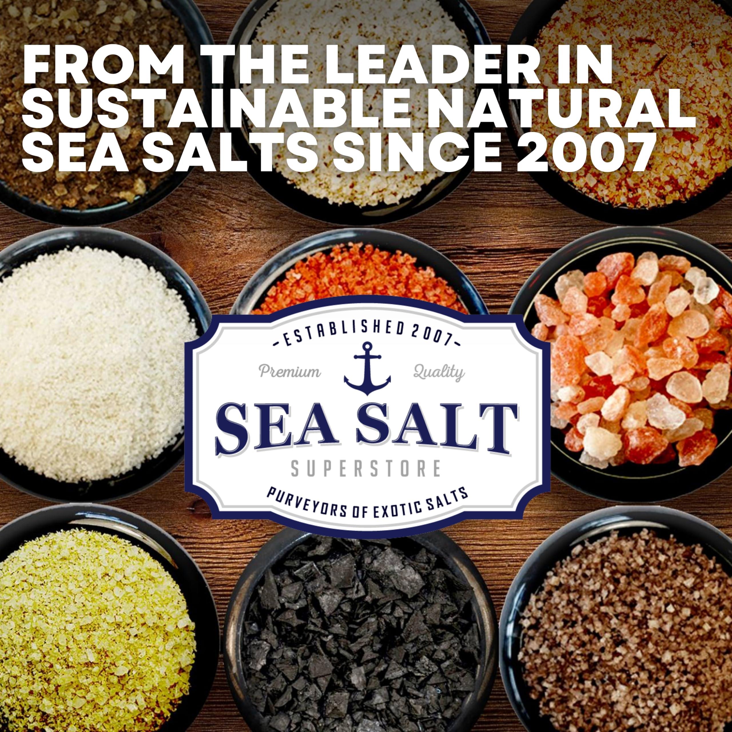 Sea Salt Superstore Pickling & Canning Salt, Pickling Salt & Curing Salt for Natural Preserving, Fine Sea Salt & Kosher Salt for Brining, Non-Iodized Salt, 30 oz Bag, Sea Salt Superstore