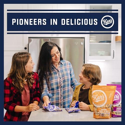 Kar's Kar\'s Nuts Variety Pack Trail Mix Snacks - Sweet \'N Salty Mix, Peanut Butter \'N Dark Chocolate 2 oz Single Serve Bags (Pack of 24)