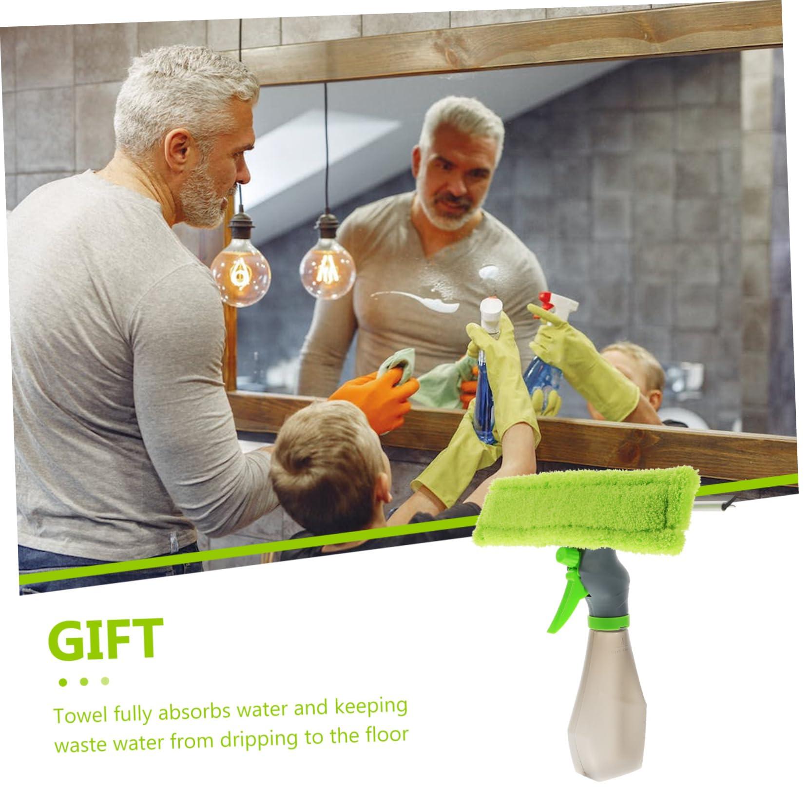 minkissy minkissy Household Portable Window Squeegee 3 in 1 Window Cleaner Kit Glass Cleaning Spray Streak Window Wiper Random Color