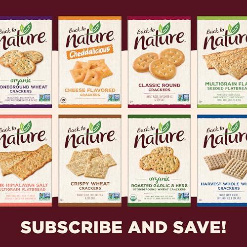 Back to Nature Back to Nature Gluten Free Crackers, Multi-Seed Rice Thins - Dairy Free, Non-GMO, Made with Whole Grain Brown Rice Flour, Delicious & Quality Snacks, 4 Ounce