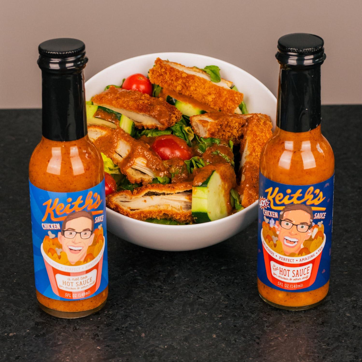 Heatonist Keith\'s Hot Chicken Sauce by Heatonist, Hot Sauce Made with Natural Ingredients: Flavors of Buffalo Ranch & Ghost Peppers, 5 fl oz Bottle (1-Pack)