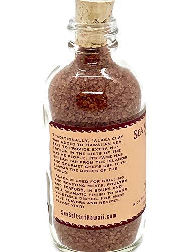 Sea Salts of Hawaii Sea Salts Of Hawaii Alaea Red Clay Hawaiian Sea Salt, 4.5 Ounce Bottle Made in Hawaii
