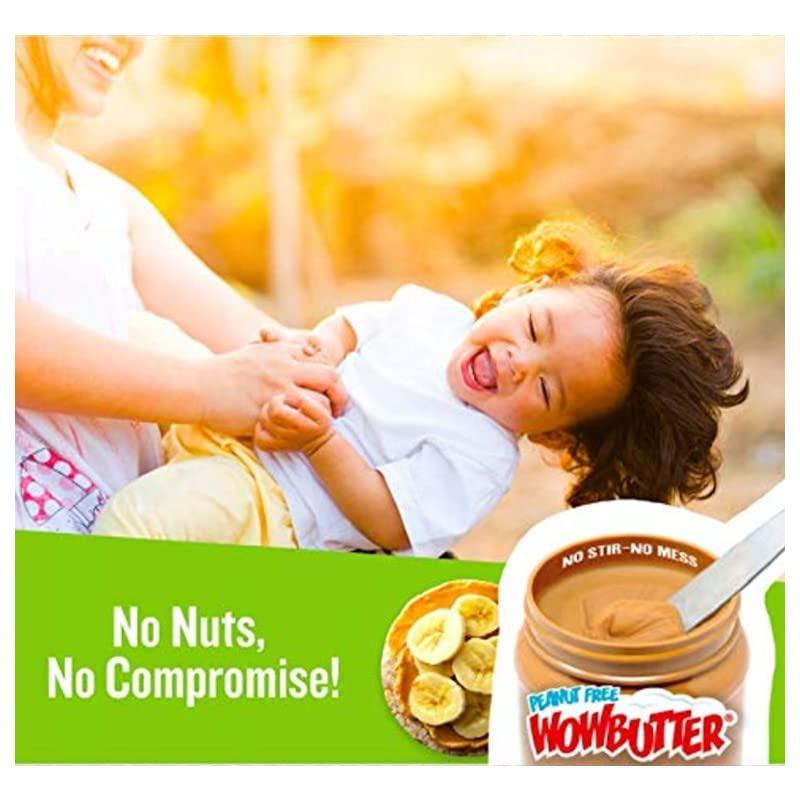 WOWBUTTER WOWBUTTER Natural Peanut Free Creamy 1.1lb Jar, (Pack of 4)