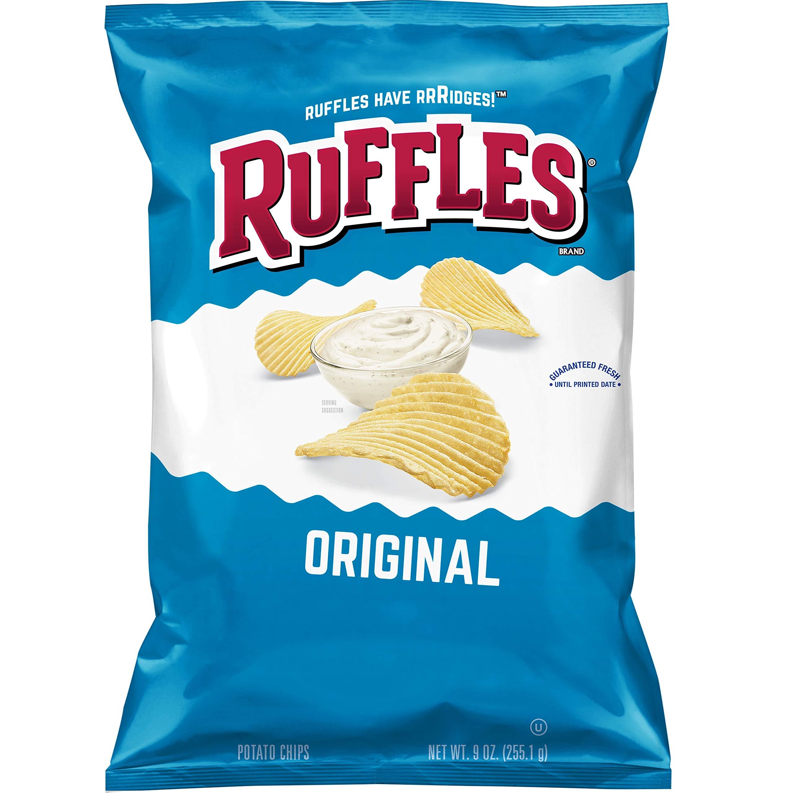Ruffles Ruffles Original Potato Chips, 9 Ounce