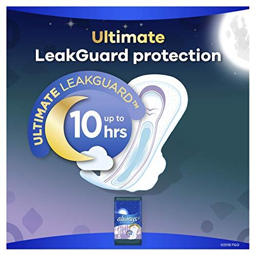 Always Always Pads Size 5 Ultra Thin 12 Count Xtra-Heavy Overnight