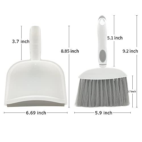WDDBHSKN Mini Broom and Dustpan Set Kids Broom Set Kids Cleaning Set Toddler Broom Set Set Small Broom and Dustpan Set for Desk, Home, Kitchen Necessities