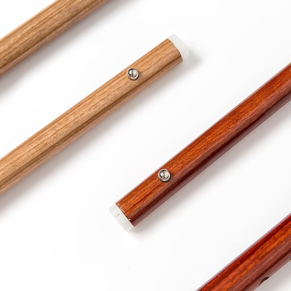 HEBEHO HEBEHO Quad Cane for Elderly, Adjustable Cane with LED Light, Aluminum Walking Cane for Men, Women, 360 Swivel Pivot Tip, Heavy Duty Walking Stick with Wrist Strap (Color : Brown)