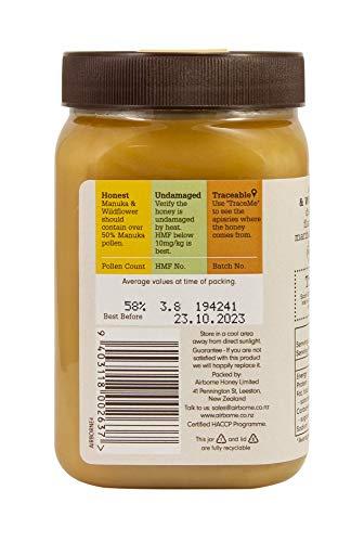 Airborne Honey Airborne (New Zealand) Manuka with Wildflower Blend Honey 500g / 17.85oz