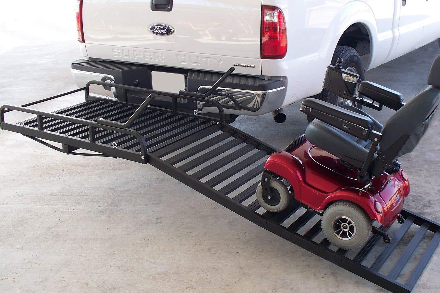 Great Day Great Day Mighty-Lite Scooter Carrier - Truck Hitch Receiver Scooter Carrier w/ramp - 7in ML500SC