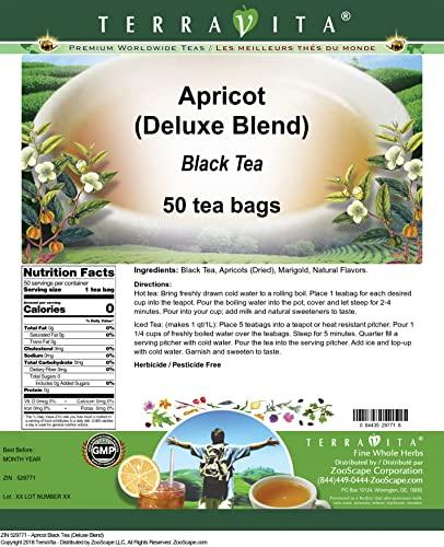 TerraVita Apricot Black Tea (Deluxe Blend) (50 tea bags, ZIN: 529771) - 3 Pack