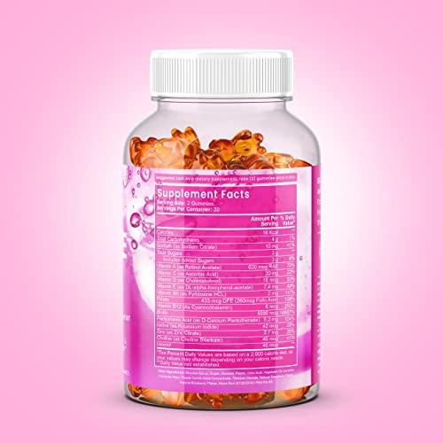 Nilon Beaute Nilon Beaute BeauteBiotic Gummies: Hair Skin & Nails Packed with Biotin, Vitamins E and C. All Natural Ingredients Made in The USA