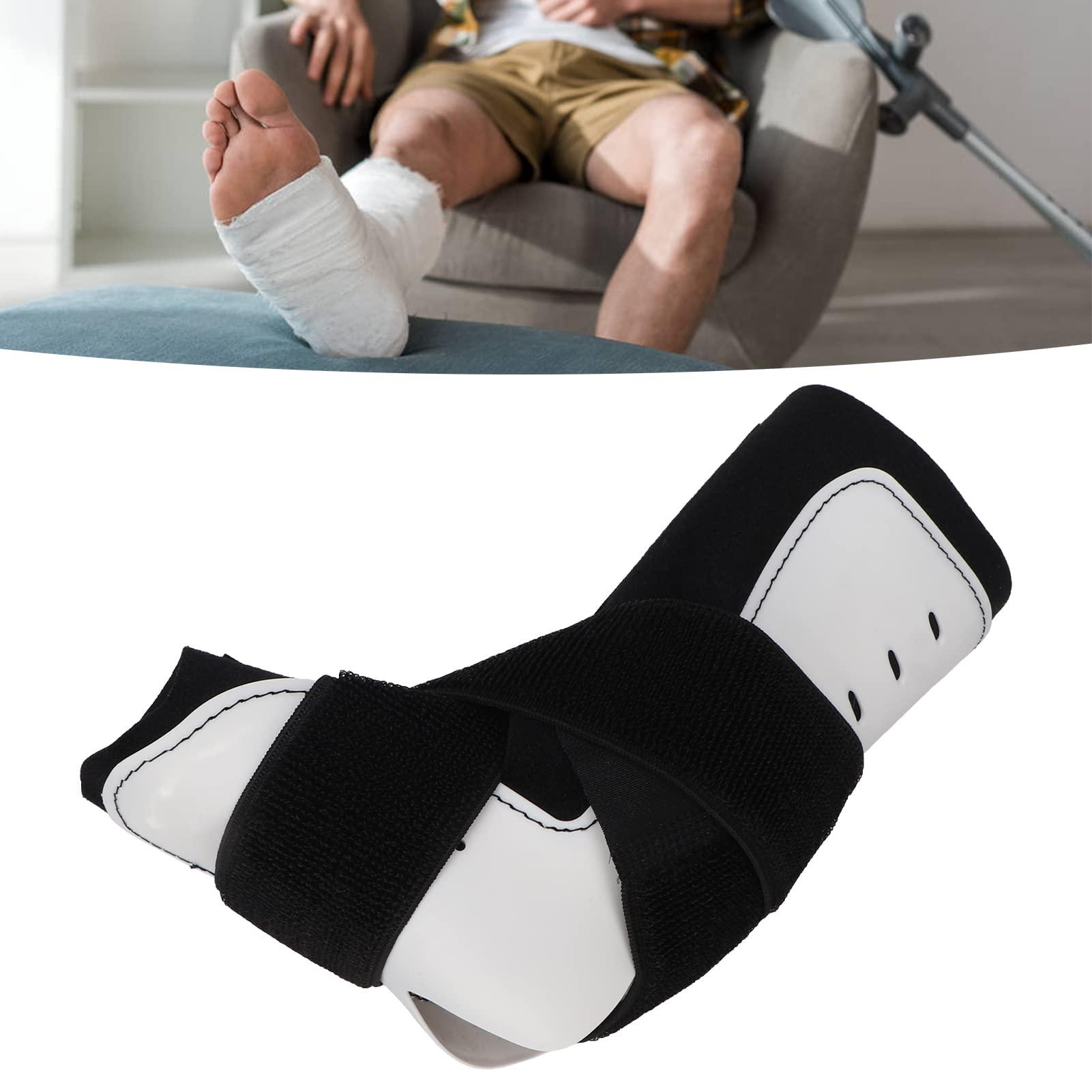 HEITIGN Foot Splint Dual Use Foot Straightener Foot Support Braces Broken and Foot Splints Foot Brace for Arthritis Pain Reduce Ankle Fixation Brace Support for Gym (Right Foot L/XL)
