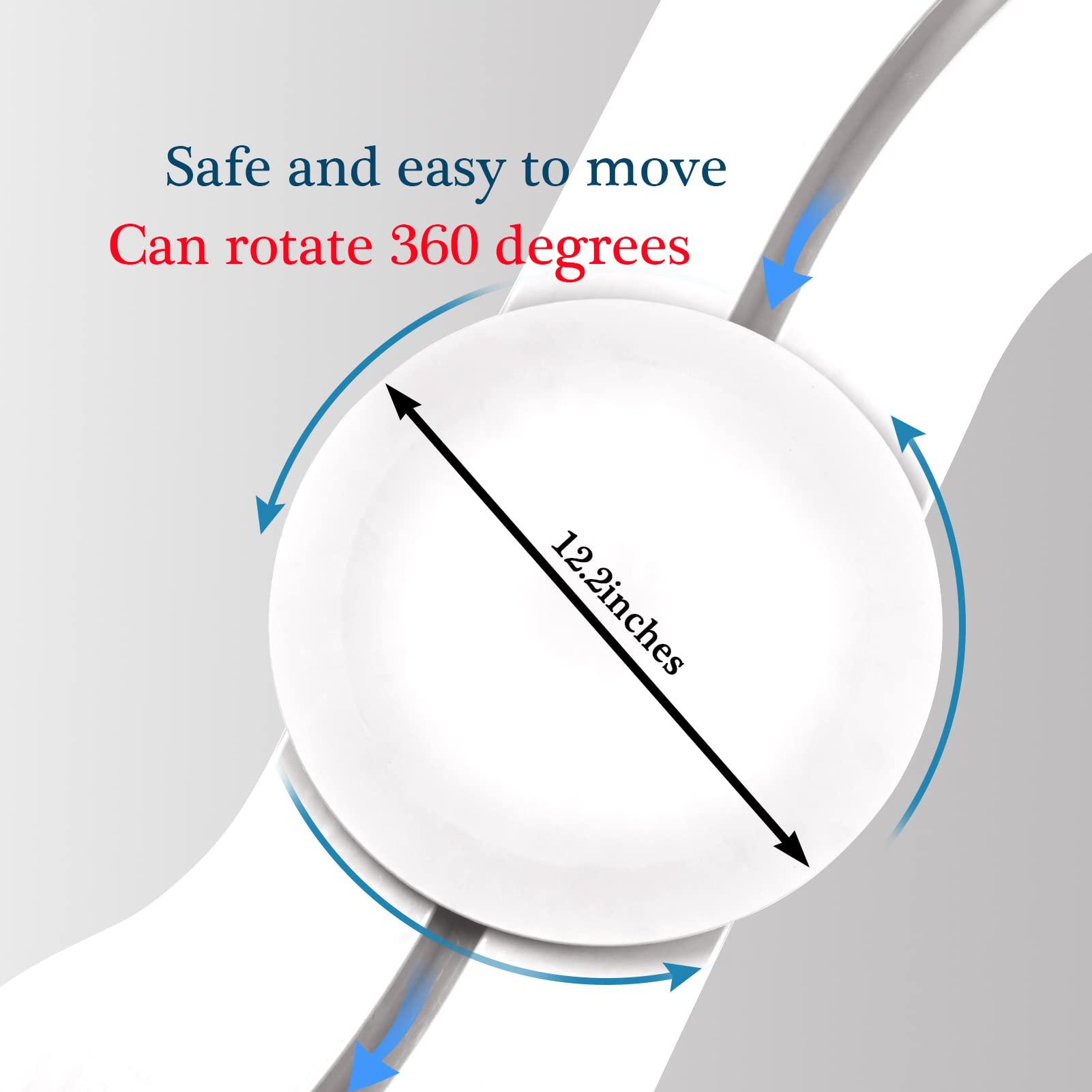 cerfess Transfer Board for Wheelchair User, Slide Board, Sliding Board to Wheelchair Transfer, Sliding Disk for Transfer Wheelchair(No-Lift Transfer System for Disabled, Patient) (White)