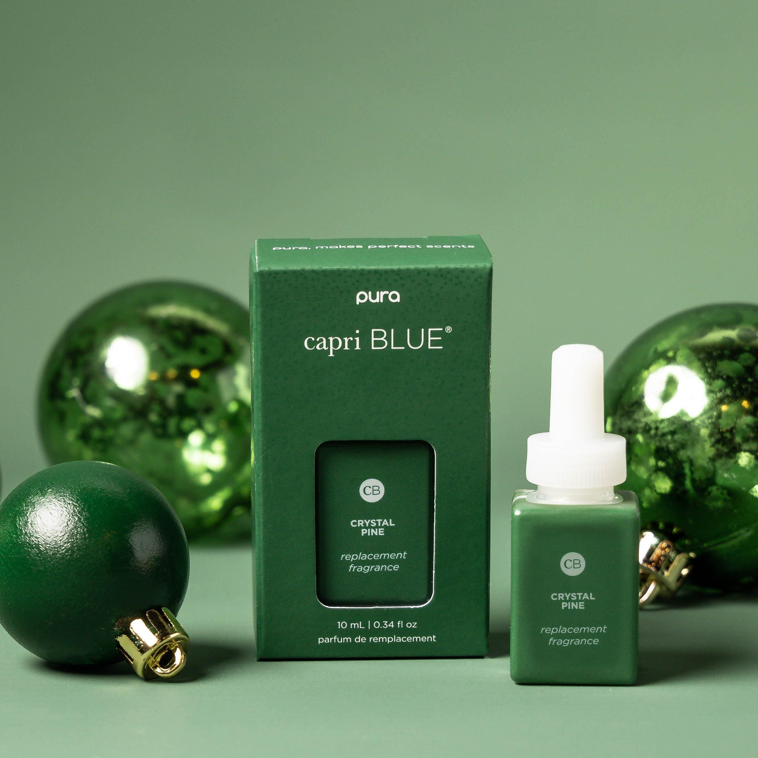 Capri Blue Capri Blue Pura Smart Home Plug-in Diffuser Refills  Includes 2 Capri Blue Pura Refills for Plug In Diffusers for Home - Long Lasting Luxury Scents - Crystal Pine (Pack of 2)