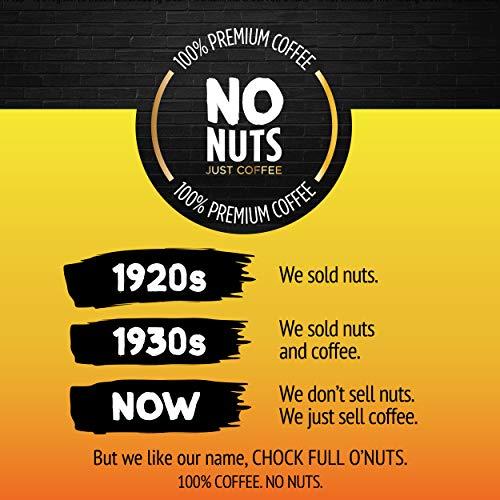 Chock Full o' Nuts Chock Full oNuts Donut Shop Roast, Medium Roast Ground Coffee Gourmet Arabica Coffee Beans Smooth, Full-Bodied and Rich Coffee (23 Oz. Can)