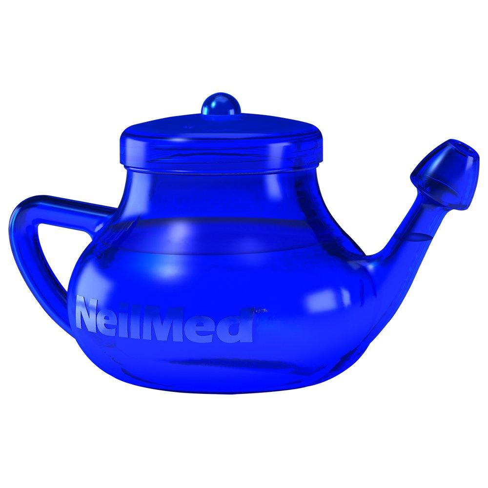 NeilMed NeilMed NasaFlo Unbreakable Neti Pot with 60 Premixed Packets