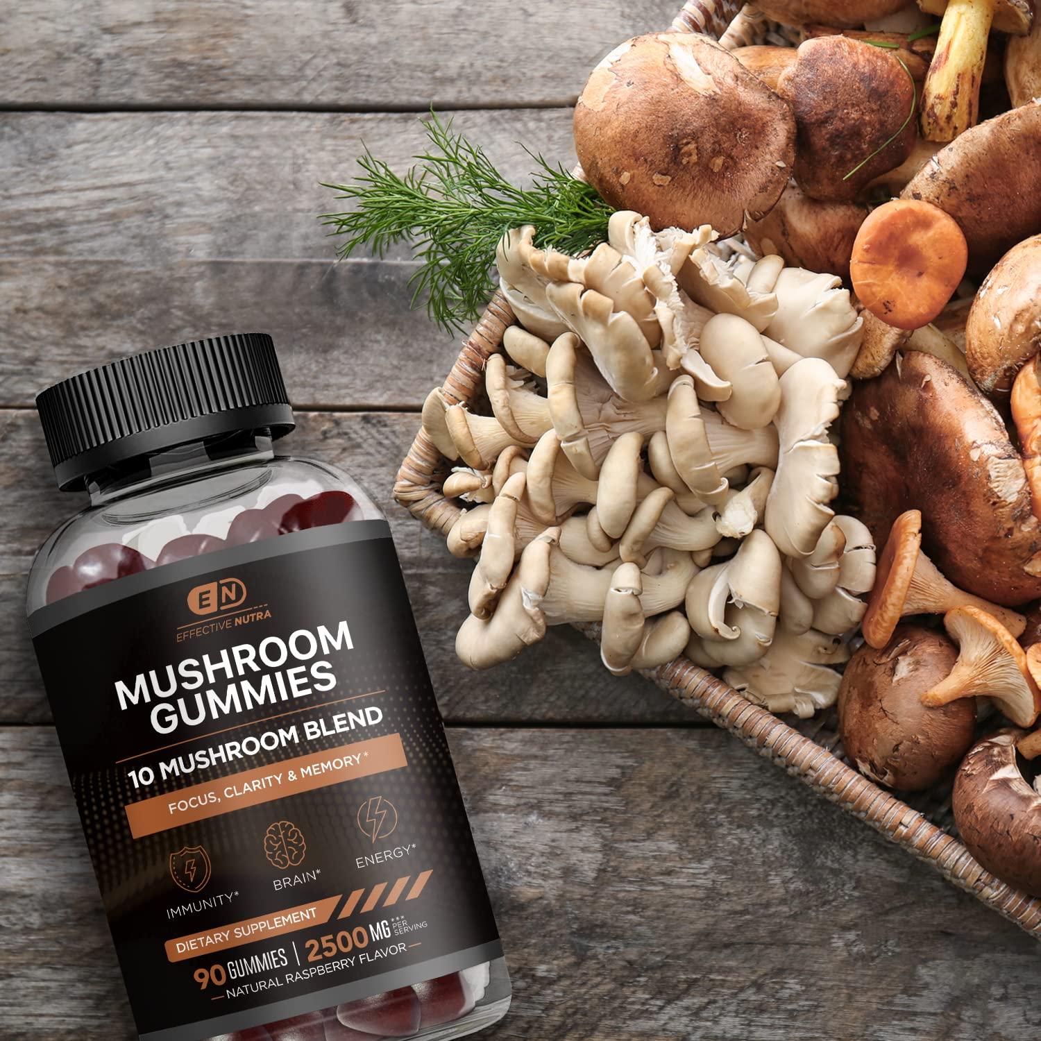 EFFECTIVE NUTRA EFFECTIVE NUTRA Mushroom Gummies & Saffron Gummies