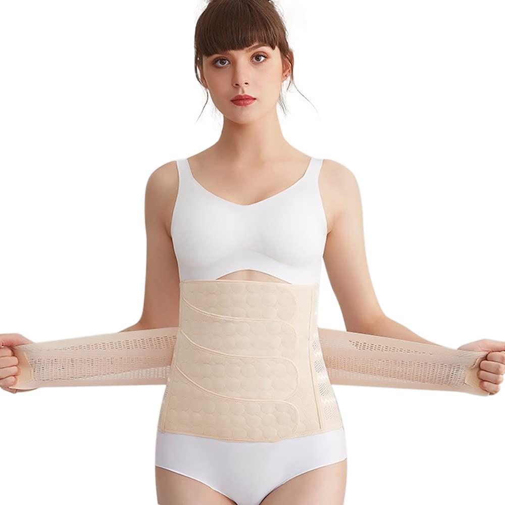 Lit-Pack Lit-Pack Belly Abdomen Pelvis Postpartum Belt Body Recovery Belly Slim After Childbirth Belt Girdle Belly Binder (white, Large)