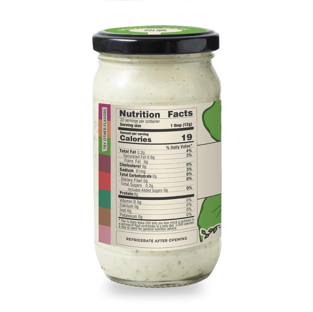 NIUKE NIUKE VMAYO Basil Vegan Mayo - Chickpea-Powered, Herbaceous & Creamy, 9.52 oz, 6 Pack