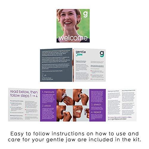 Gentle Jaw Gentle Jaw Pain Relief Device for TMJ Grinding Clenching Headaches Bruxism Caused by Tight Jaw Muscles. Use it to Passively Stretch and Relax Your Jaw Muscles. We Call it Yoga for The Jaw