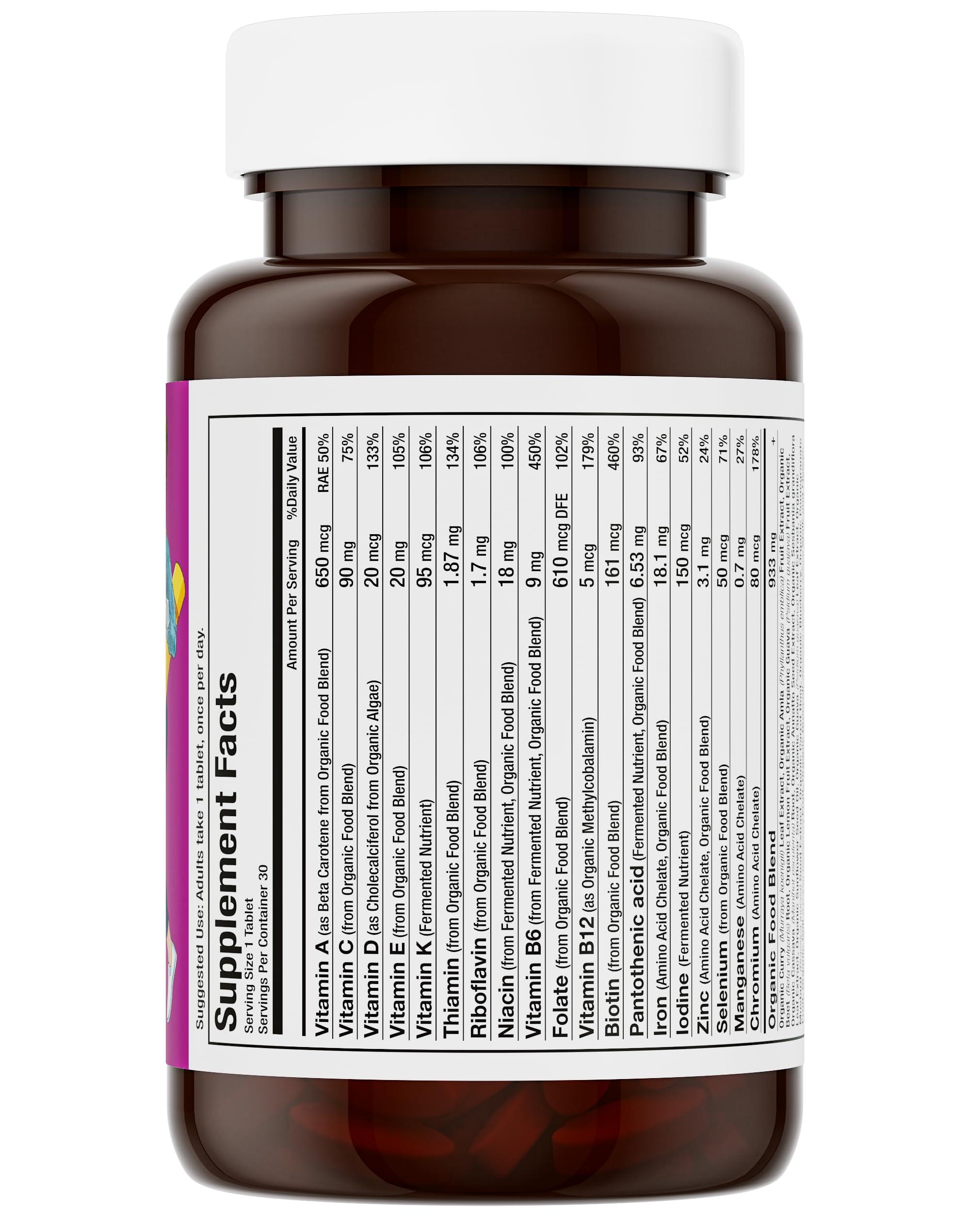 Mama Natural Mama Natural Organic Prenatal Vitamins For Women Vegan (30 Servings) | One A Day Prenatal Vitamins For Pregnant Women | Food Based, Non-gmo & Gluten-free - Pre Natal Multivitamin For Women With Folate