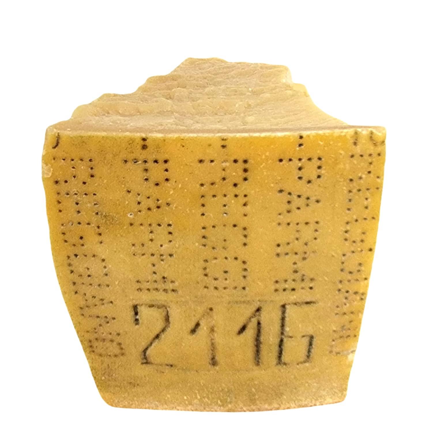 Frank and Sal Italian Market Frank and Sal Parmigiano Reggiano PDO 24 Month 1 Three Pound Wedge Hand Selected and Cut From the Wheel.