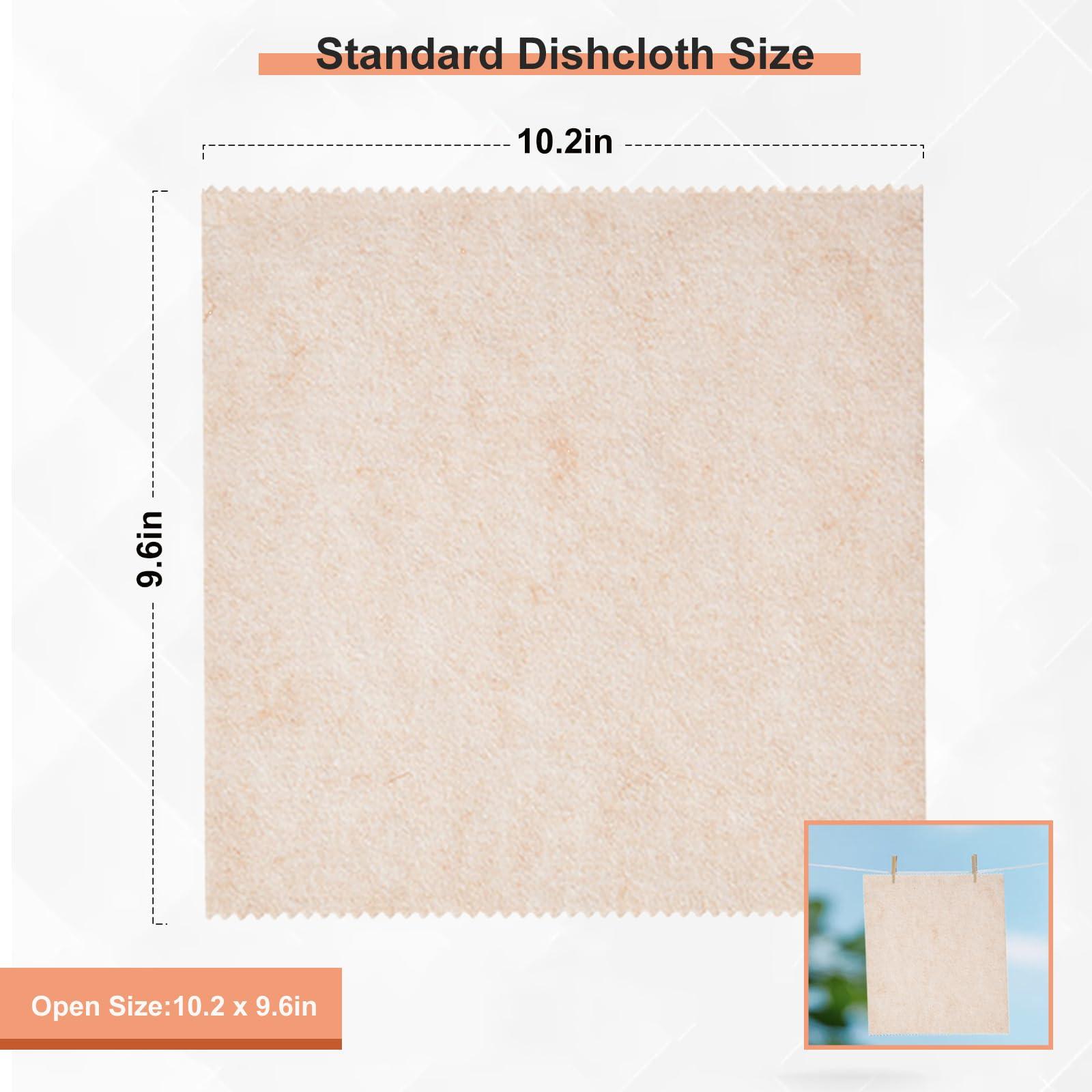 MLUUHK MLUUHK 100 Pack Kitchen Dish Cloths, Reusable Microfiber Cleaning Cloth, Dish Towel for Cleaning Kitchen Rags