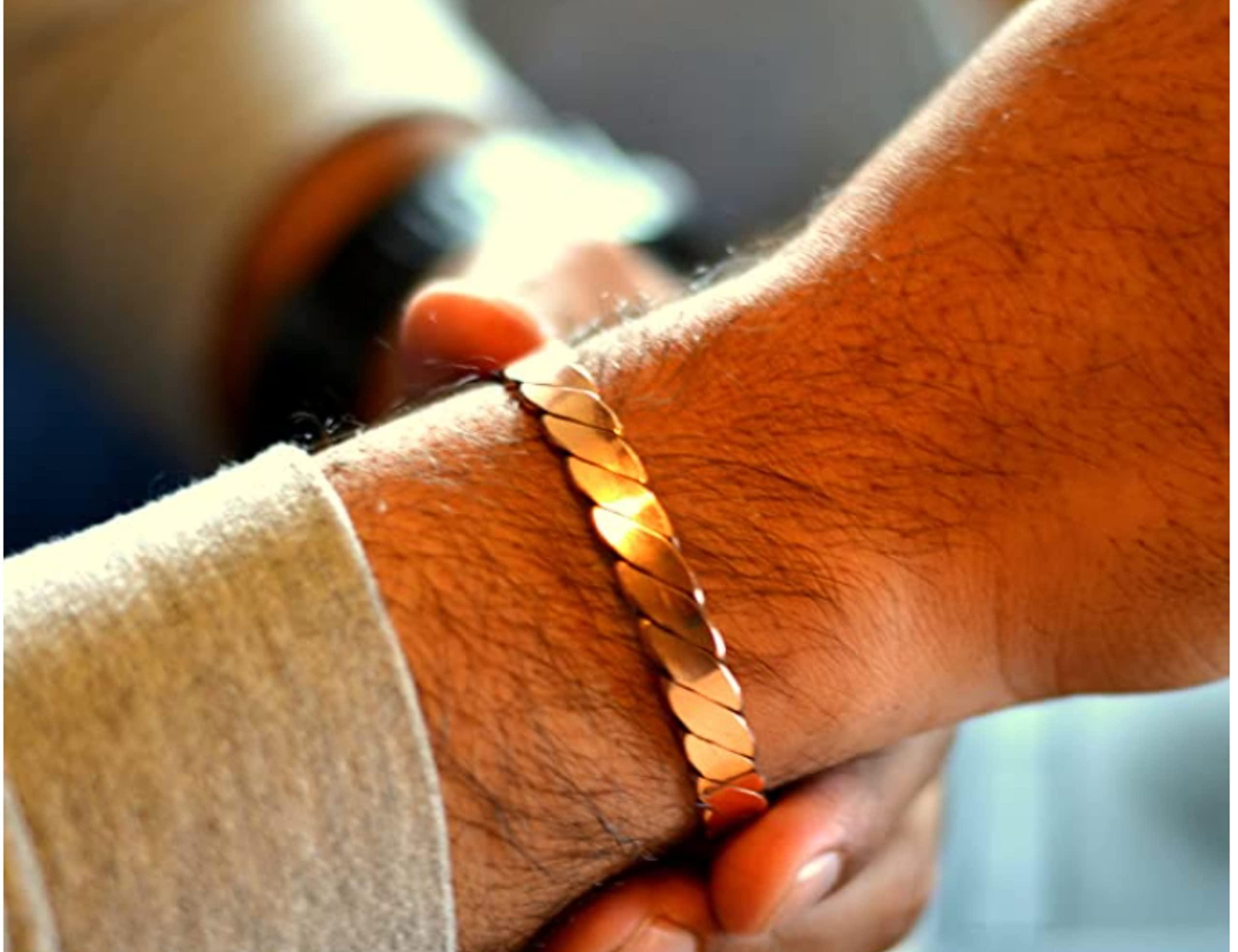 Coppervast Set of 5 Copper Bracelets for Women & Men | Powerful Magnets Effective and Natural Relief