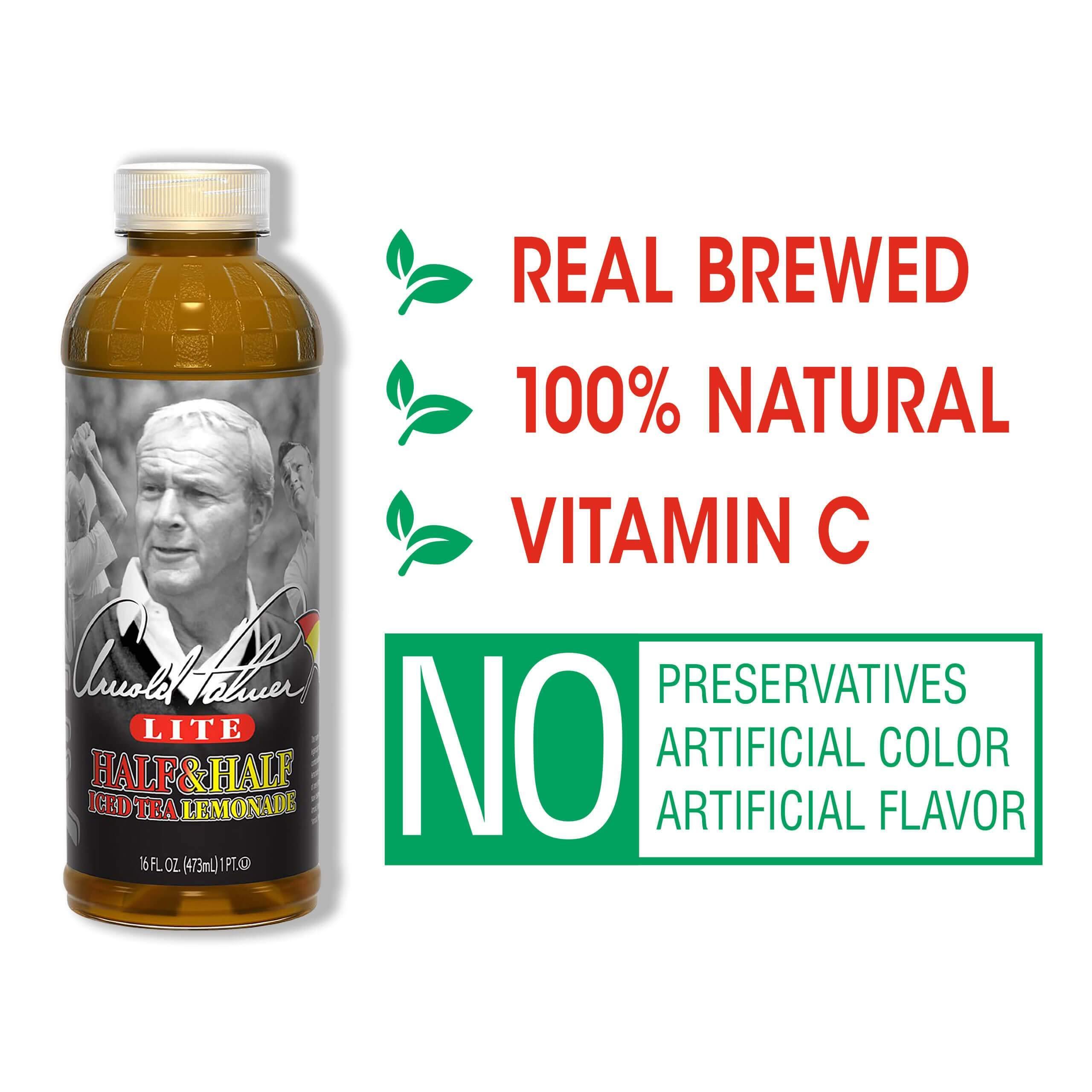 Arizona AriZona Arnold Palmer Half and Half - 16 Fl Oz (Pack of 12)