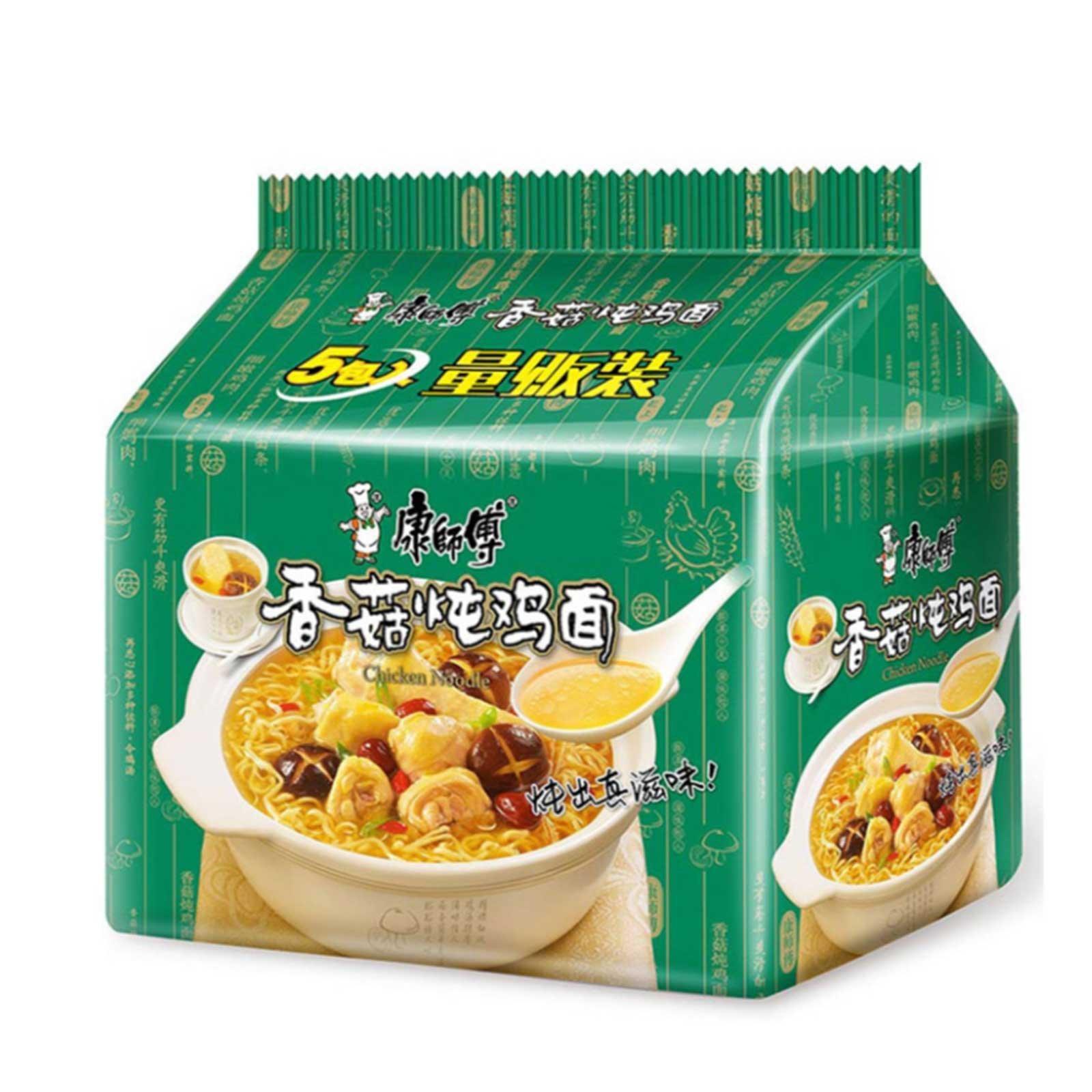 Fabura Fabura 5 Pack Master Kong Instant Noodles Mushroom