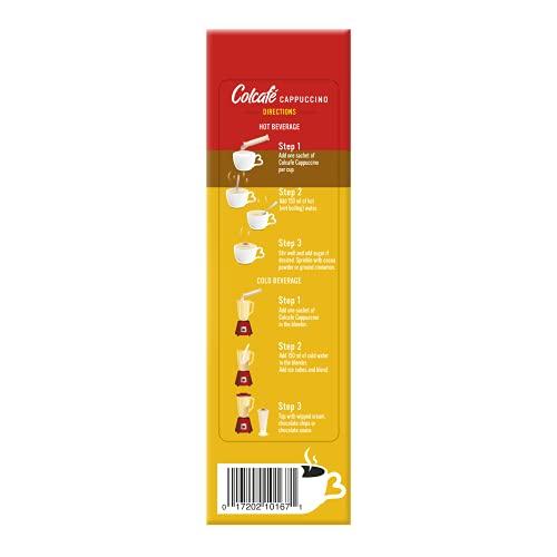 COLCAFE Colcafé Caramel Cappuccino Instant Mix | Convenient & Portable Packs | 100% Colombian Coffee | Make Hot or Cold | 6 Count (Pack of 2)