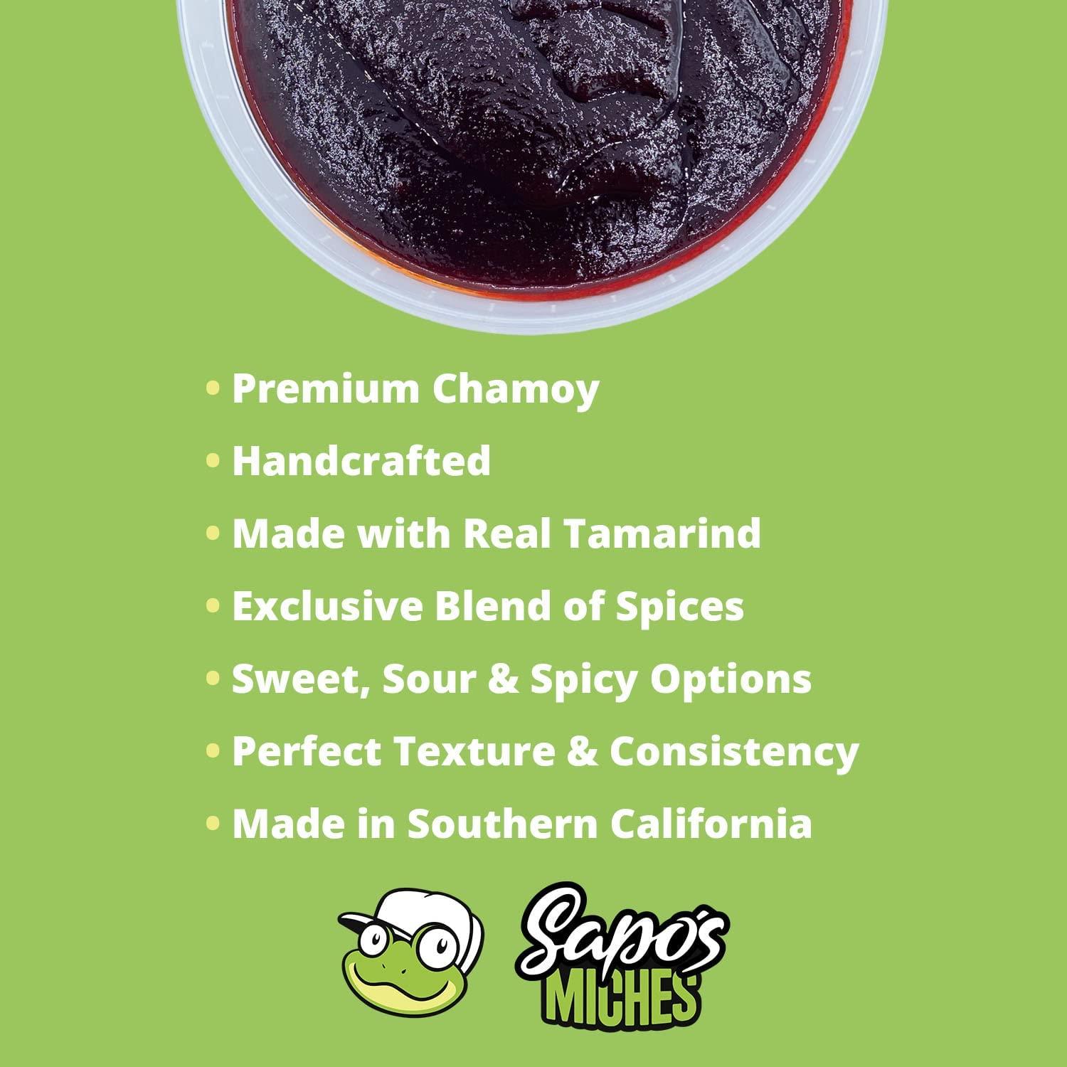 Sapo's Miches Sapo's Miches Chamoy Rim Rimming Paste Sauce Candy Dip for Drinks, Micheladas, Fruit, Gallon (Original)