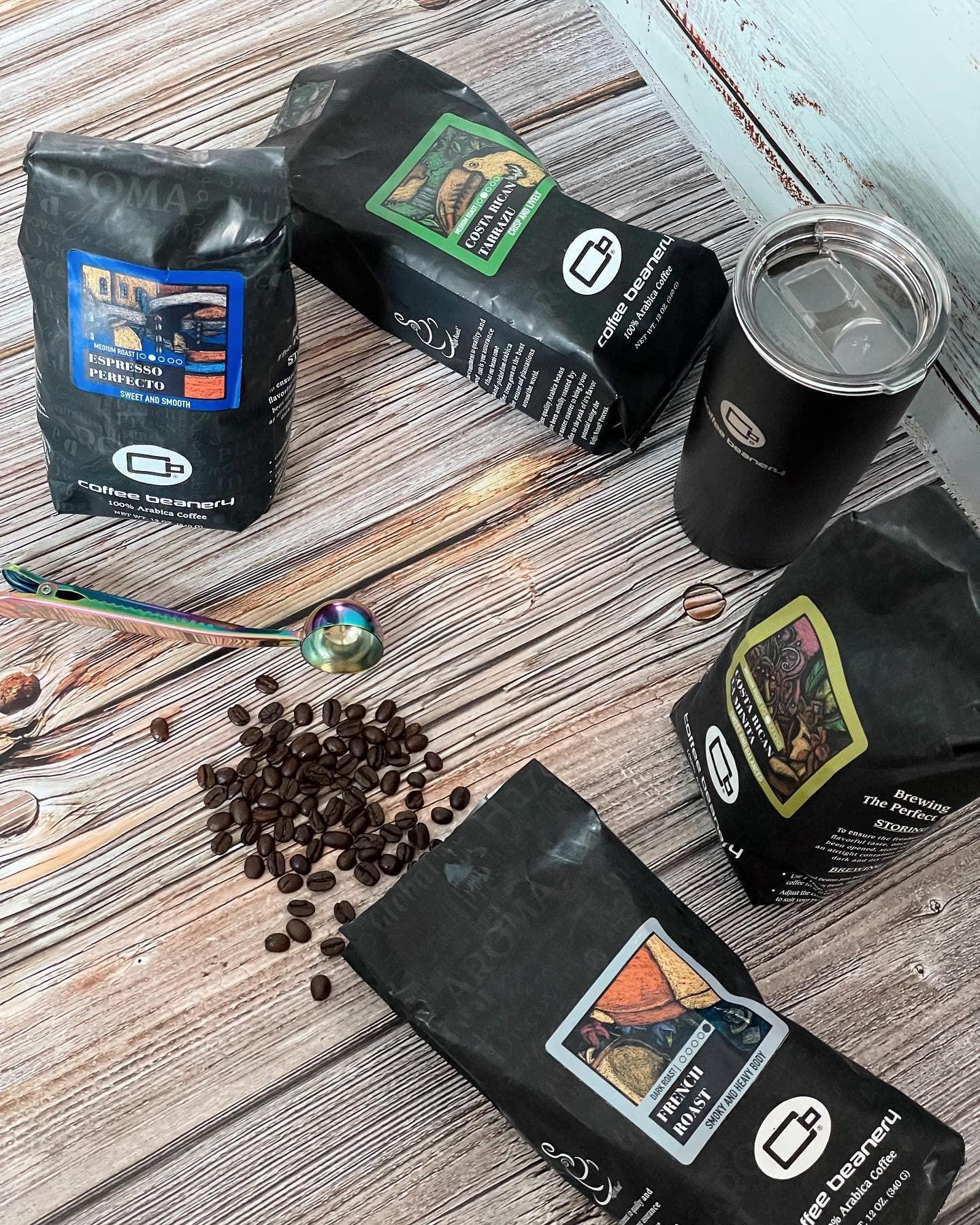 Coffee Beanery Costa Rican Tarrazu Specialty Coffee | 1 Bag of 12oz. Coffee (Coarse) | Light-Medium Roast