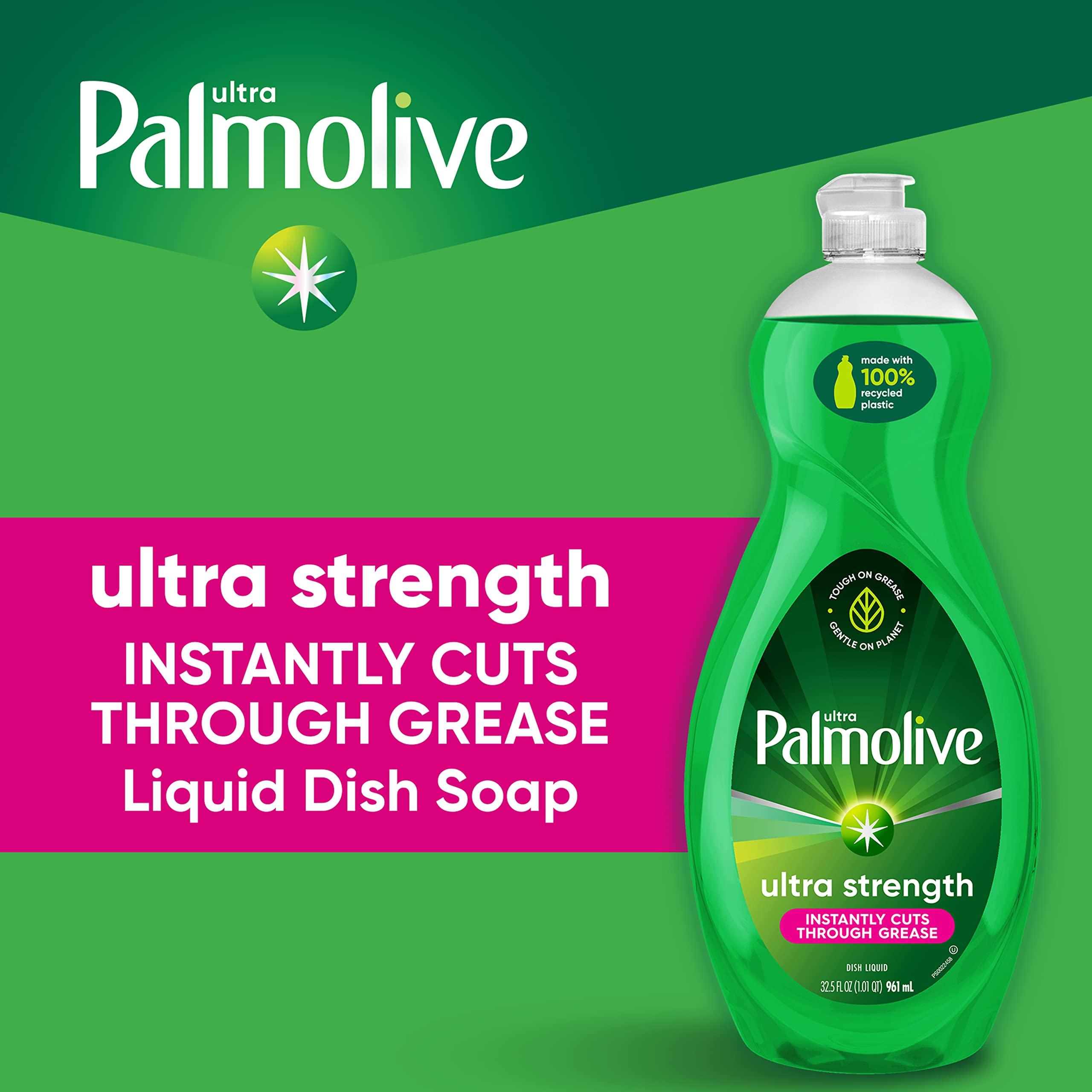 Palmolive Palmolive Ultra Strength Liquid Dish Soap, Original Green, 32.5 Fluid Ounce
