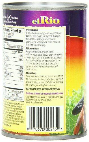 El Rio El Rio Nacho Cheese Sauce, 15-Ounce Can (Pack of 12)