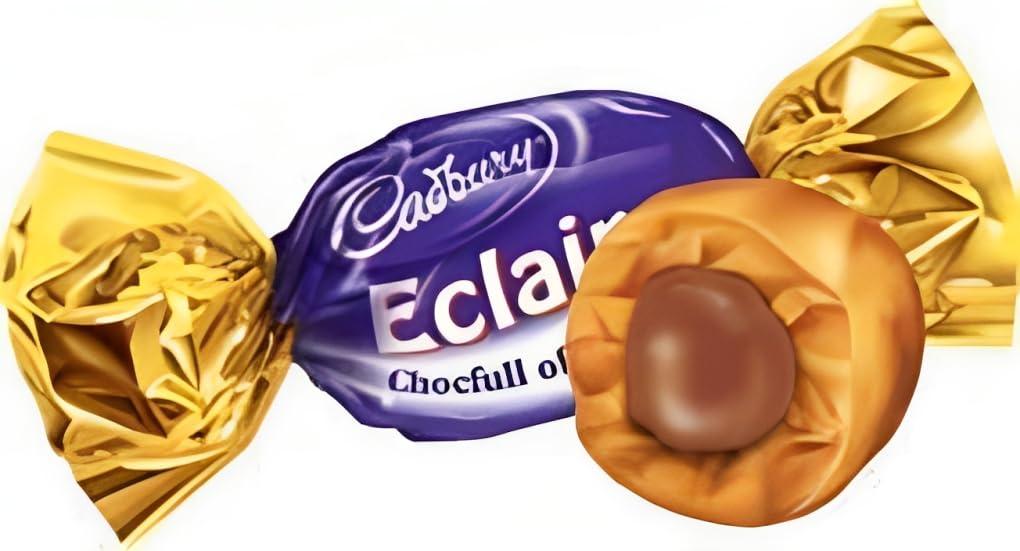 Chocolate Eclairs Cadbury Eclairs Chocolate Bag Imported from the UK, England 130g ( 4.58 Ounce)