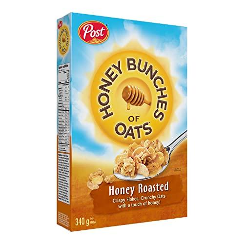 Post Post Honey Bunches of Oats Honey Roasted Cereal, 340g/12 oz. Box (Imported from Canada)