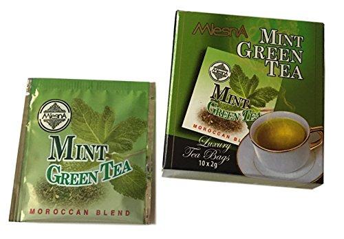 Mlesna Mlesna Pure Ceylon Foil Envelope Green Tea Selection, Jasmine, Soursop, Mint and Green Tea - 40 Count