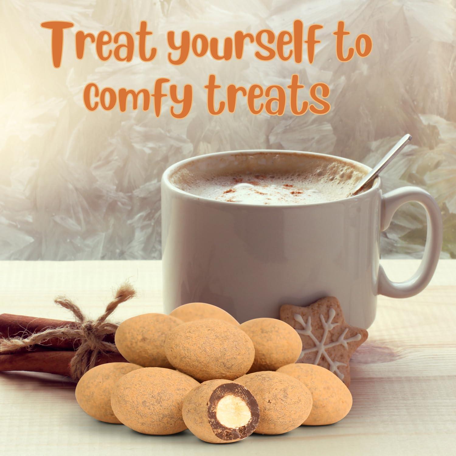 It\'s Delish Dark Chocolate Cocoa Dusted Almonds by It\'s Delish, 5 Lbs Bulk Bag | Choc Covered Almond Candy Snack | Healthy Snacks, Keto, Vegan, Dairy Free, Kosher