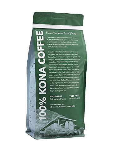 Greenwell Farms Greenwell Farms 100% Hawaiian Kona Coffee - French Roast, Whole Bean, 16oz