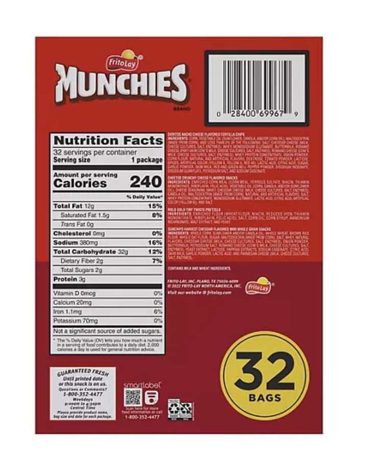 Generic Munchies Snack Mix Cheese Fix (1.75 oz., 32 pk.)