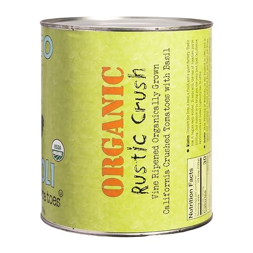 Di Napoli Bianco DiNapoli Rustic Crush Organic Crushed Tomatoes with Basil. 103 oz can
