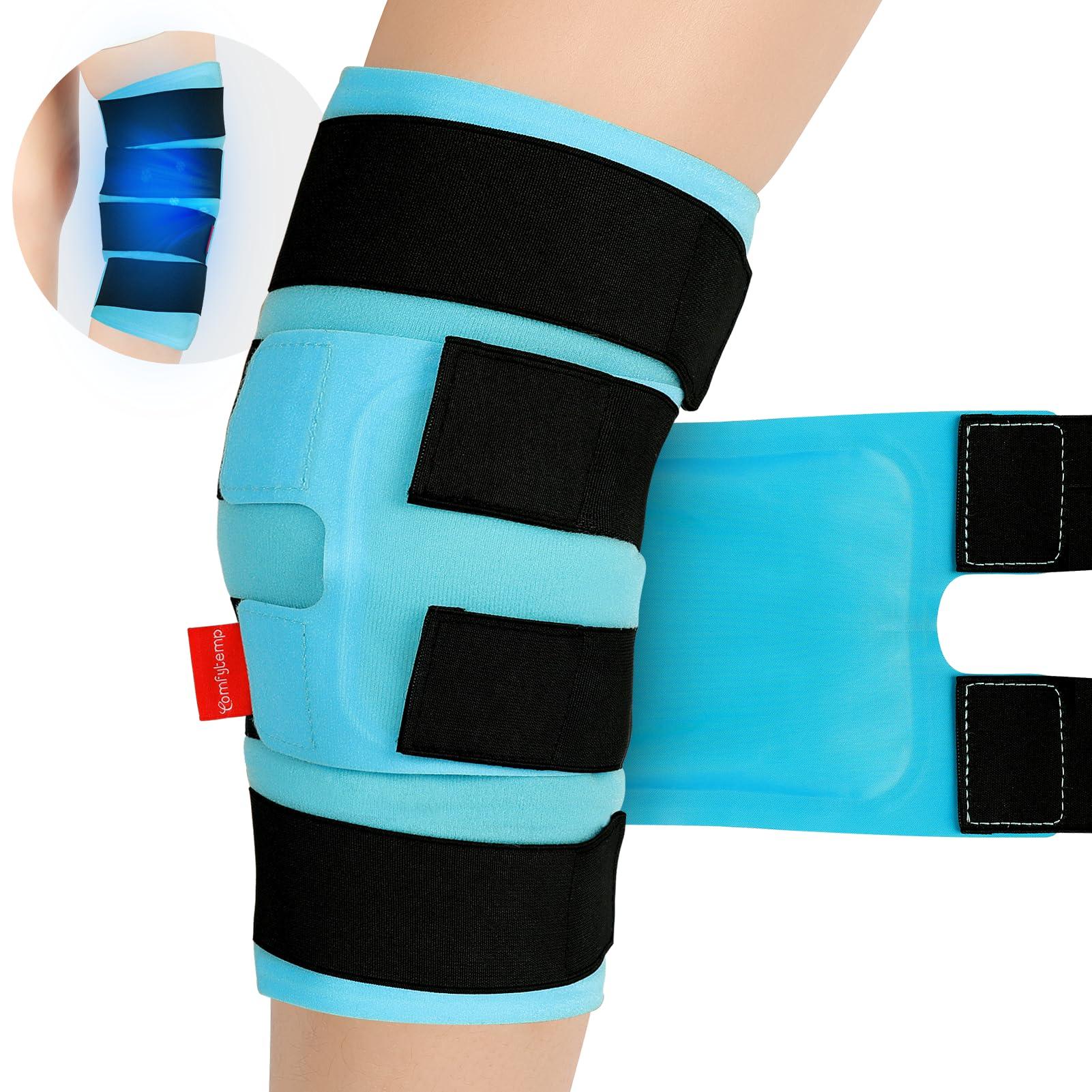 Comfytemp Comfytemp Extra Large Knee Ice Pack Wrap and Wrist Ice Pack Wrap for Carpal Tunnel Relief Bundles