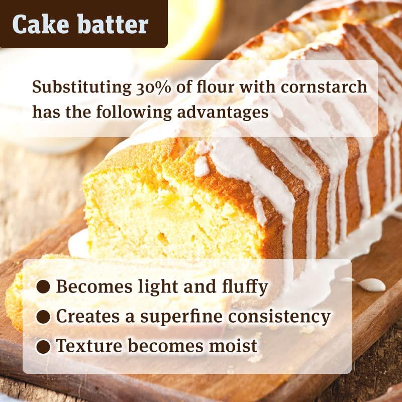 Japan Corn Starch Co., Ltd. Japan Corn Starch Co., Ltd. Cornstarch for commercial use ( made with yellow ), 25 kg [ 55 lb ] , additive-free, manufactured in Japan, bulk, food-grade, baked, confections, fried foods 1.0 Ounce